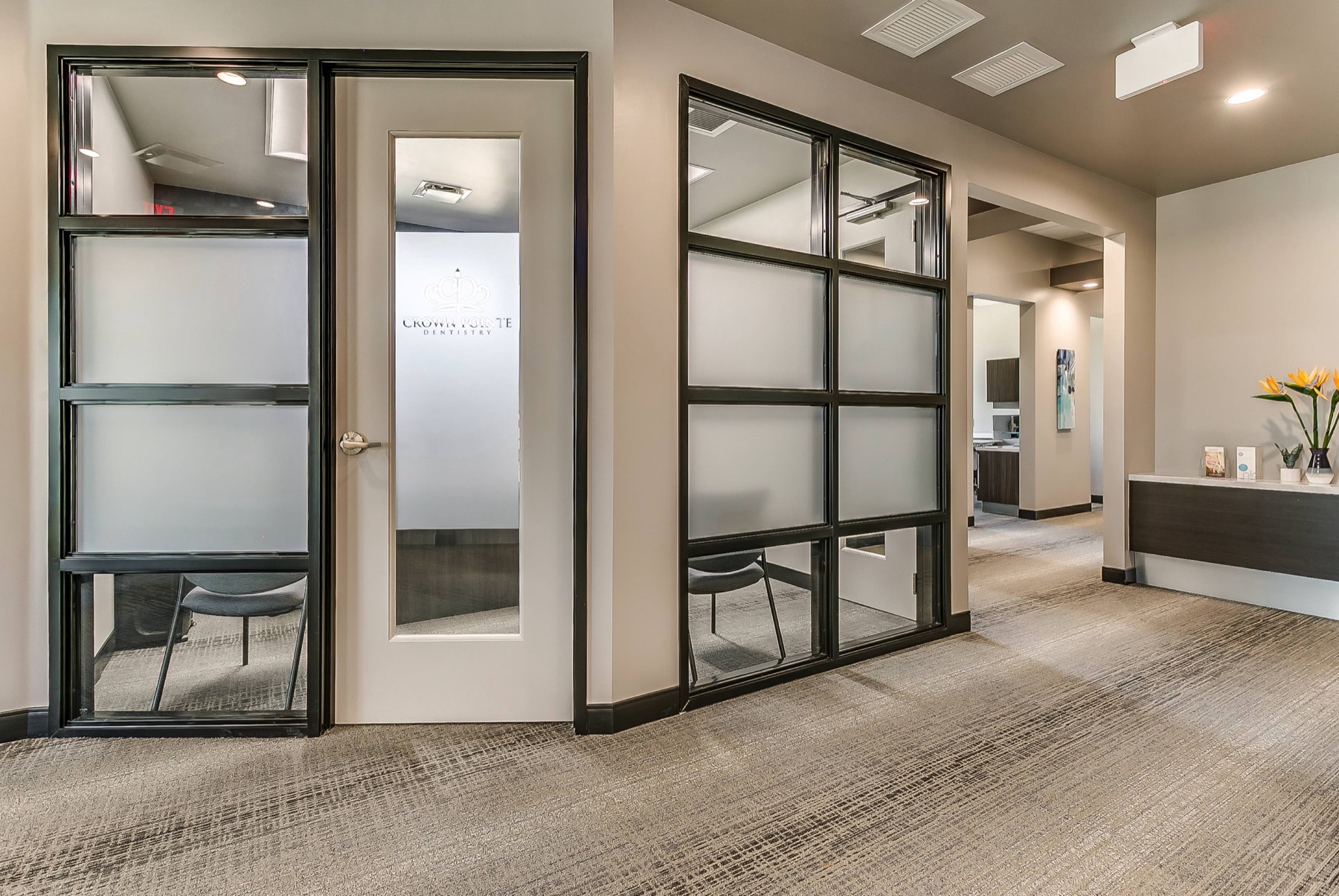 Consultation room doorway